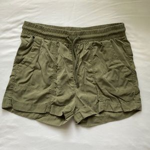 Universal thread muted green shorts